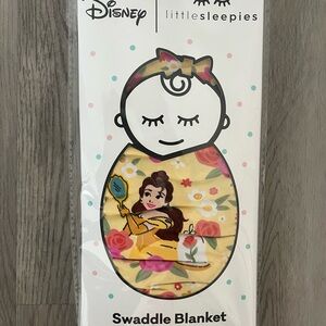 Little Sleepies Disney Belle Floral Swaddle - Yellow, Pink, Cream